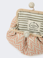 Small Pasticcino Bag In Linen, Silk And Cotton Jacquard for Women - Pink - Max Mara KSA