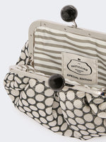 Small Pasticcino Bag In Linen, Silk And Cotton Jacquard for Women - Black - Max Mara KSA
