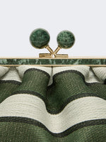 Medium Pasticcino Bag In Linen, Silk And Cotton Jacquard for Women - Sage Green - Max Mara KSA