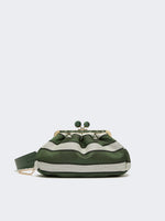 Medium Pasticcino Bag In Linen, Silk And Cotton Jacquard for Women - Sage Green - Max Mara KSA