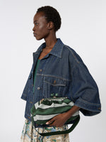 Medium Pasticcino Bag In Linen, Silk And Cotton Jacquard for Women - Sage Green - Max Mara KSA