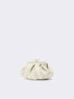 Small Pasticcino Bag In Linen, Silk And Cotton Jacquard for Women - White - Max Mara KSA