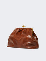 Xxl Leather Pasticcino Bag for Women - Tobacco - Max Mara KSA