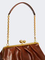 Xxl Leather Pasticcino Bag for Women - Tobacco - Max Mara KSA
