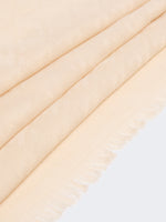 Jacquard Shawl In Modal, Viscose And Wool for Women - Beige - Max Mara KSA