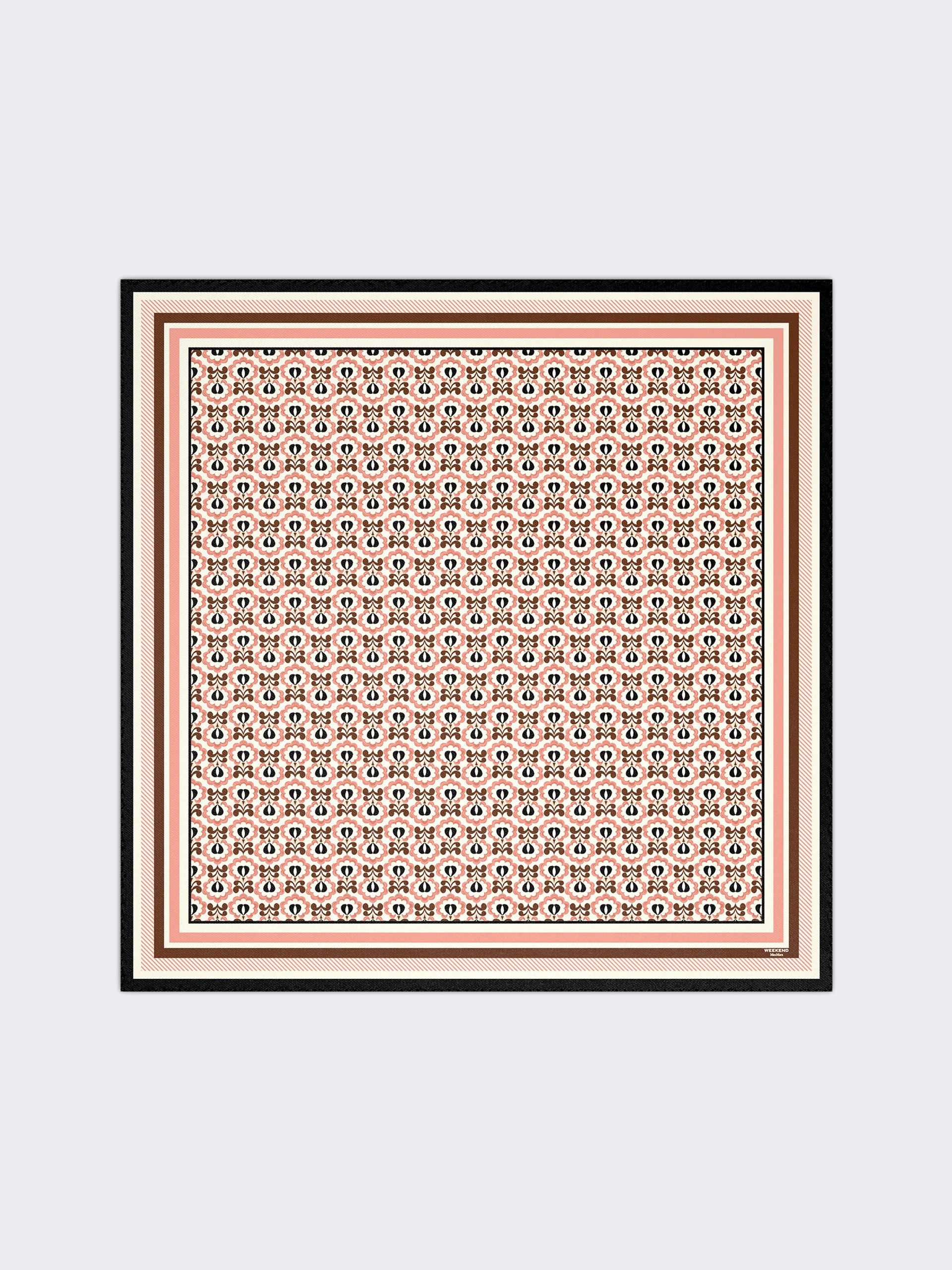 Printed Silk Scarf for Women - Ivory - Max Mara KSA