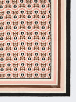 Printed Silk Scarf for Women - Ivory - Max Mara KSA
