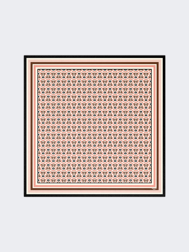 Printed Silk Scarf for Women - Ivory - Max Mara KSA