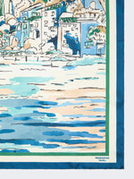 Printed Silk Scarf for Women - China Blue - Max Mara KSA