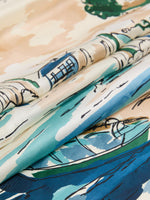 Printed Silk Scarf for Women - China Blue - Max Mara KSA
