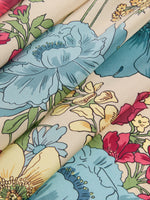 Patterned Silk Twill Foulard for Women - Beige - Max Mara KSA