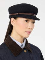 Wool Felt Baker Boy Hat for Women - Ultramarine - Max Mara KSA