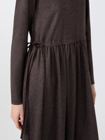 Jacquard Jersey Long Dress for Women - Brown - Max Mara KSA