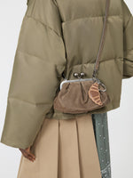 Leather Keyring for Women - Brown - Max Mara KSA