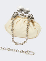 Nappa Sheepskin Nano Pasticcino Bag for Women - Ivory - Max Mara KSA