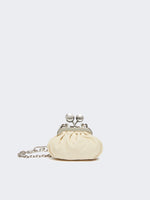 Nappa Sheepskin Nano Pasticcino Bag for Women - Ivory - Max Mara KSA