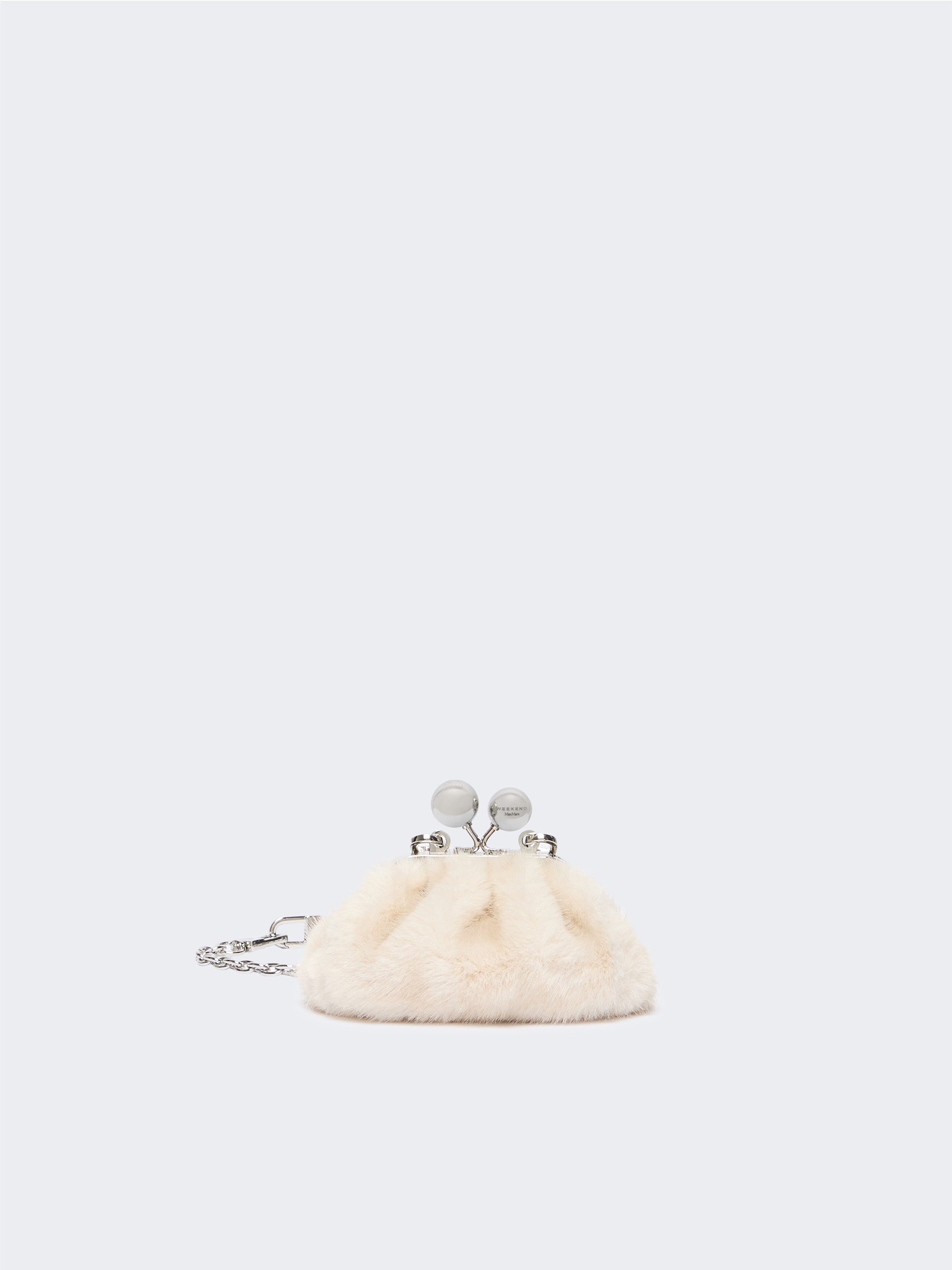 Mini Pasticcino Bag With A Soft Texture for Women - Ivory - Max Mara KSA