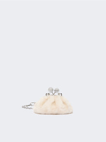 Mini Pasticcino Bag With A Soft Texture for Women - Ivory - Max Mara KSA