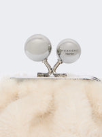 Mini Pasticcino Bag With A Soft Texture for Women - Ivory - Max Mara KSA