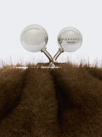 Mini Pasticcino Bag With A Soft Texture for Women - Brown - Max Mara KSA