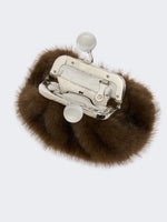Mini Pasticcino Bag With A Soft Texture for Women - Brown - Max Mara KSA