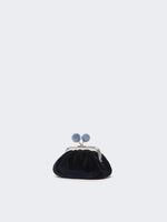 Velvet Nano Pasticcino Bag for Women - Midnightblue - Max Mara KSA