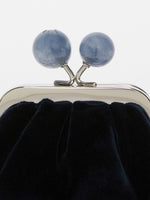 Velvet Nano Pasticcino Bag for Women - Midnightblue - Max Mara KSA