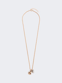 Long Necklace With Pendants for Women - Gold - Max Mara KSA
