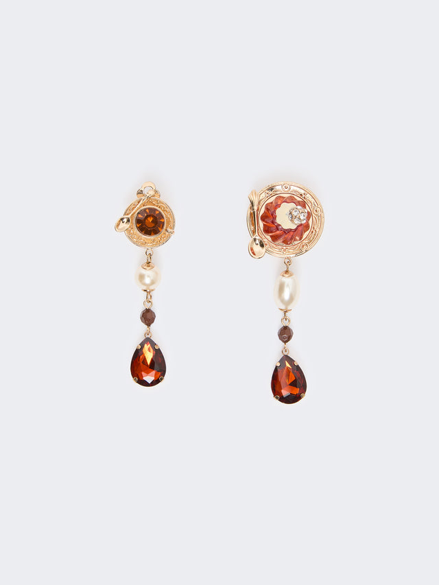 Drop Pendant Earrings for Women - Gold - Max Mara KSA