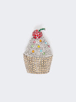 Rhinestone Brooch for Women - Ivory - Max Mara KSA