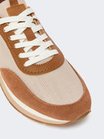 Low-Top Sneakers In Technical Fabric for Women - Camel - Max Mara KSA