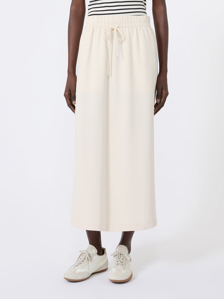 max mara تنورة من الجيرسيه المحبوك بنمط ميلانو