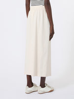 Milano-Knit Jersey Skirt for Women - Ivory - Max Mara KSA