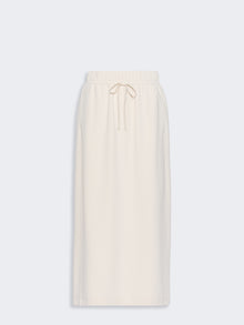 Milano-Knit Jersey Skirt for Women - Ivory - Max Mara KSA