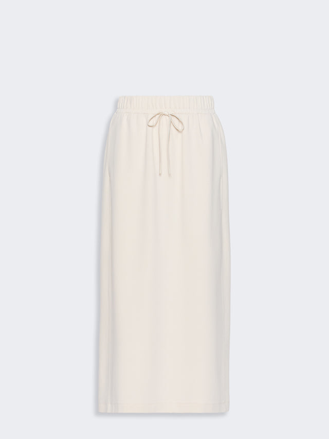 Milano-Knit Jersey Skirt for Women - Ivory - Max Mara KSA