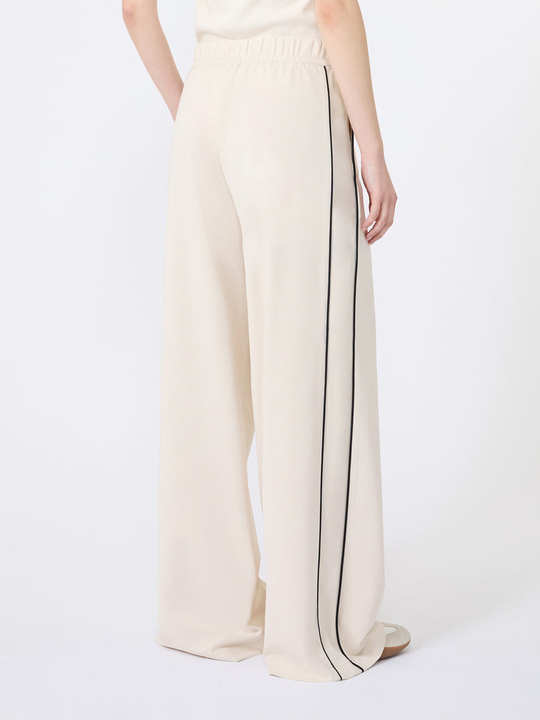 max mara wide-fit milano-knit jersey trousers