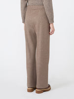 Jersey Drap Trousers for Women - Marron Glace' - Max Mara KSA