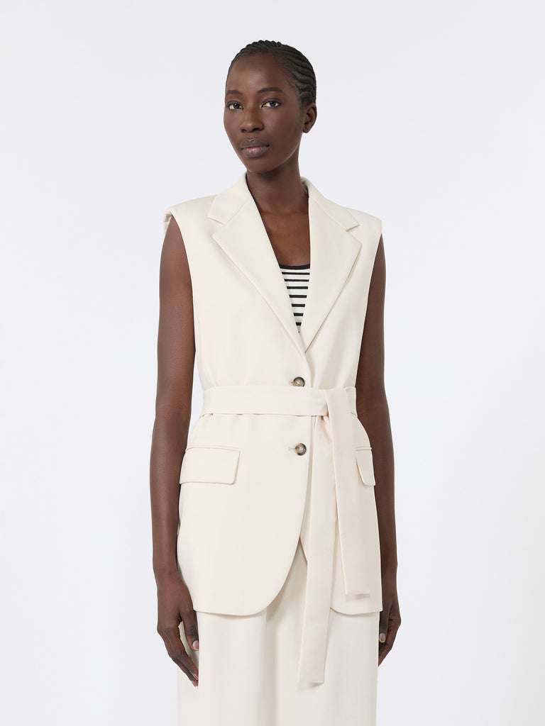 max mara milano-knit jersey gilet
