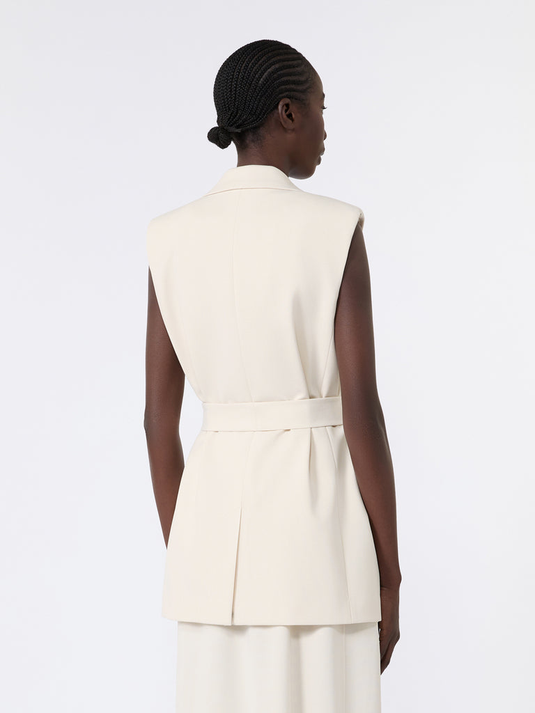 max mara milano-knit jersey gilet