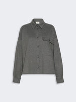 Micro Jacquard Jersey Jacket for Women - Light Grey - Max Mara KSA