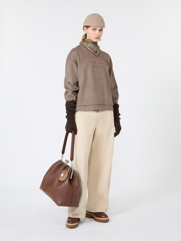 max mara jersey hooded sweatshirt