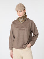 Jersey Hooded Sweatshirt for Women - Marron Glace' - Max Mara KSA