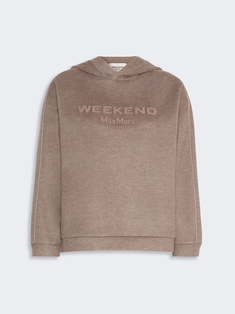 max mara jersey hooded sweatshirt