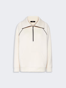Scuba Jersey Sweatshirt for Women - Ivory - Max Mara KSA