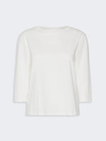 Cotton Jersey T-Shirt for Women - White - Max Mara KSA