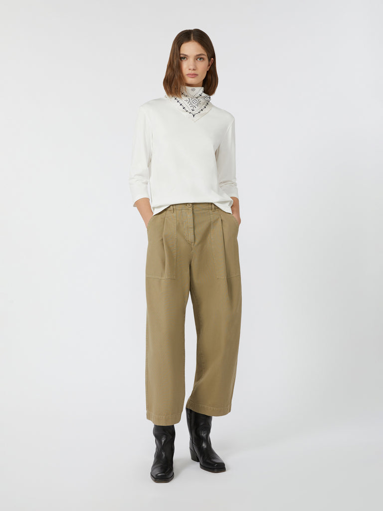 max mara تيشيرت جيرسيه قطن