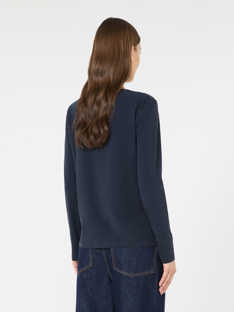 max mara long-sleeved jersey t-shirt