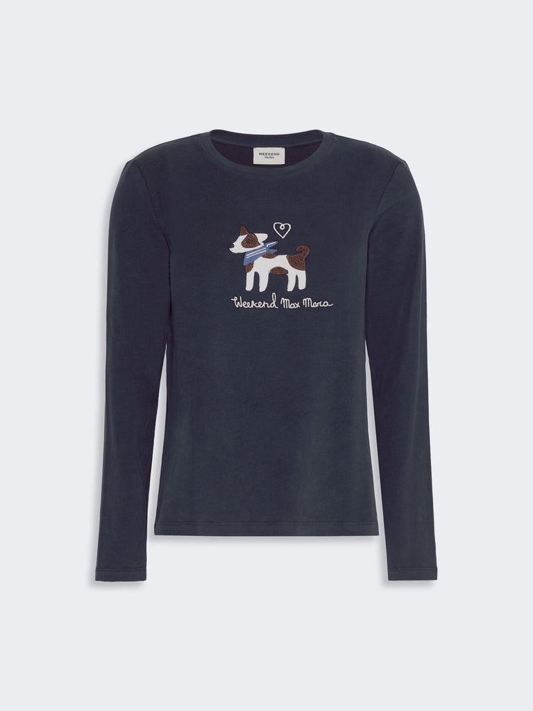 max mara long-sleeved jersey t-shirt