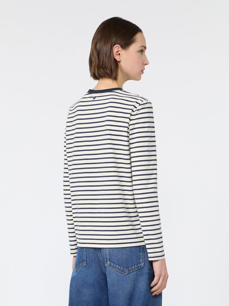 max mara regular fit stretch jersey t-shirt