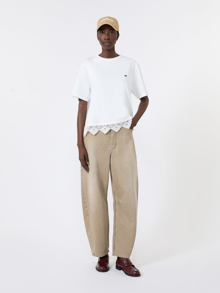 max mara boxy-fit cotton t-shirt